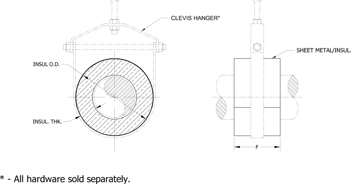 Calcium Silicate HC-2000 Pipe Support