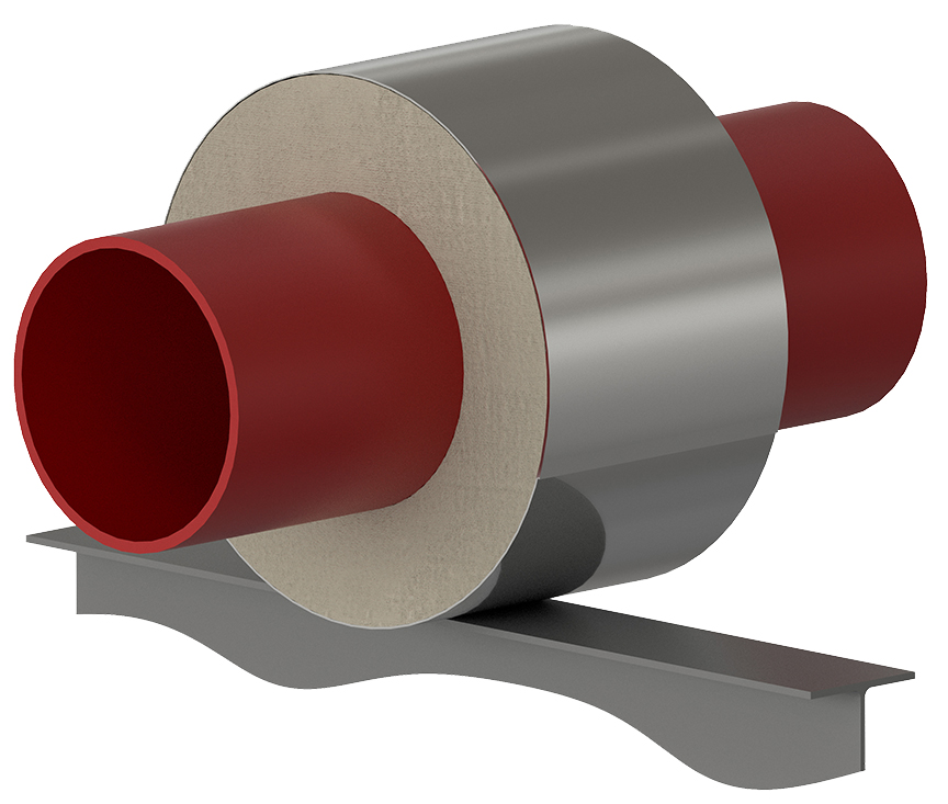 HF-1000 Hot Calcium Silicate Pipe Support