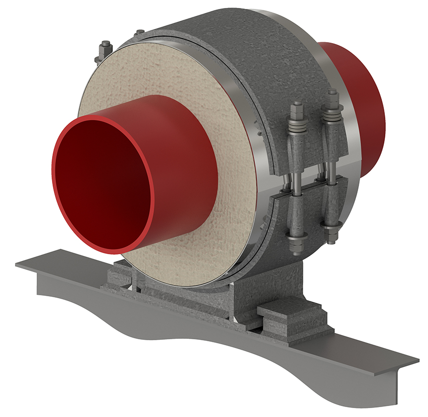 Calcium Silicate High Temperature Pipe Support