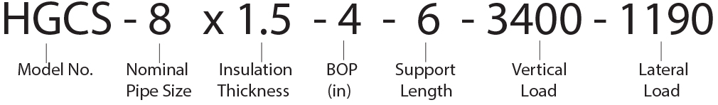 HGCS - 8 x 1.5 - 4 - 6 - 3400 - 1190 Calcium Silicate Hot Shoe