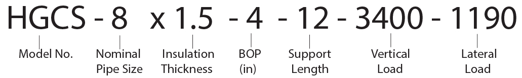 HGCS - 8 x 1.5 - 4 - 12 - 3400 - 1190 Calcium Silicate Hot Shoe