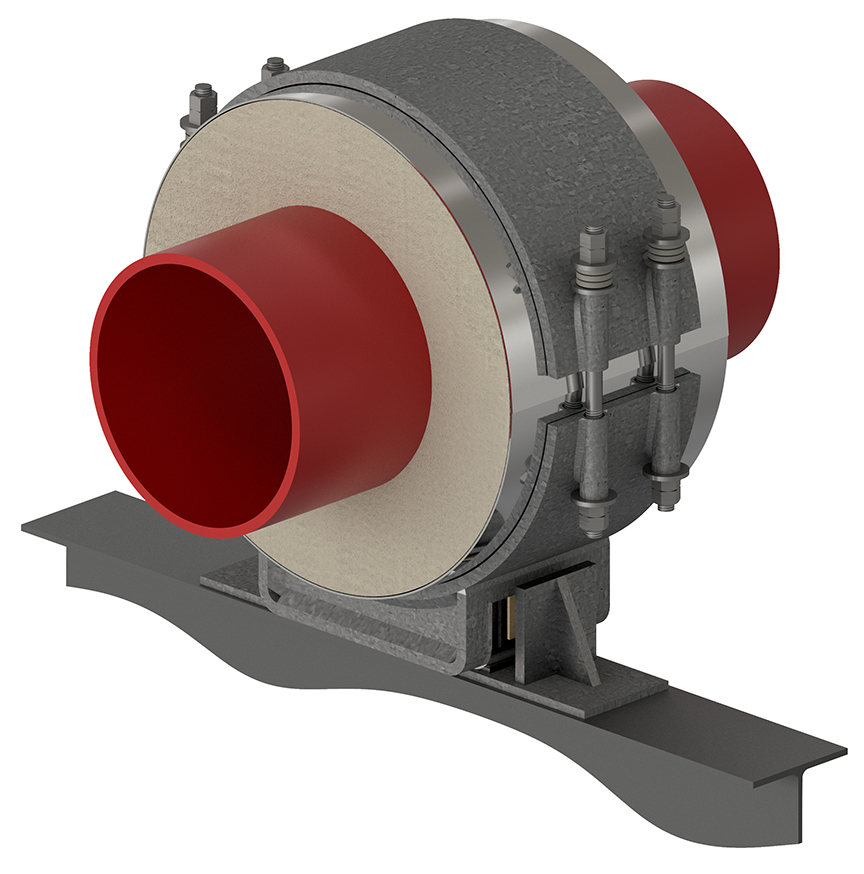 Calcium Silicate High Temperature Pipe Support