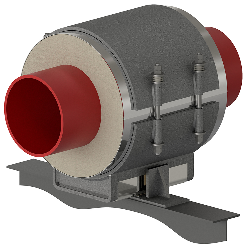 Calcium Silicate High Temperature Pipe Support