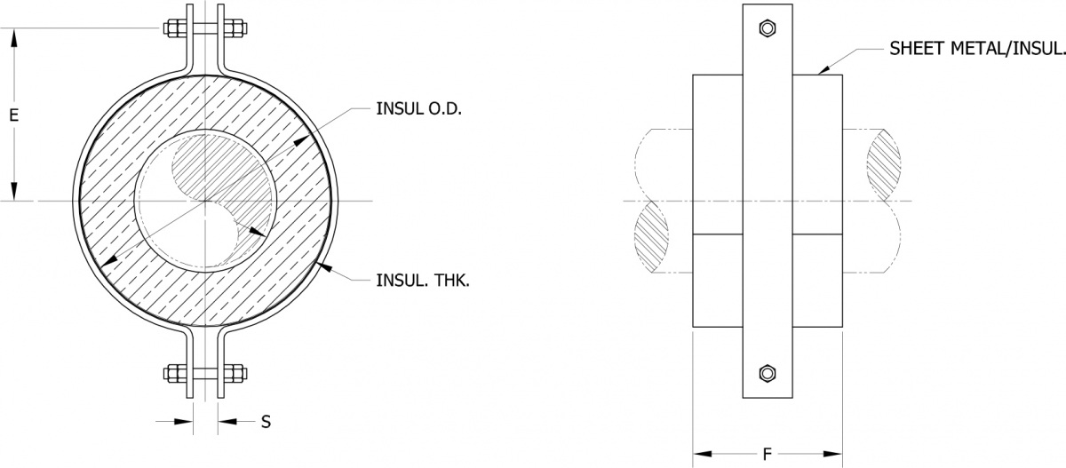 Calcium Silicate HH-3000 Pipe Support