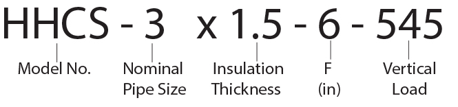 HHCS - 3 x 1.5 - 6 - 545 Calcium Silicate Hot Shoe