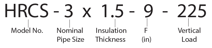 HRCS- 3 x 1.5 - 9 - 225 Calcium Silicate Hot Shoe