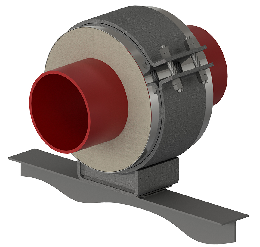 HS-1000 Resting Bent-Ear Pipe Support