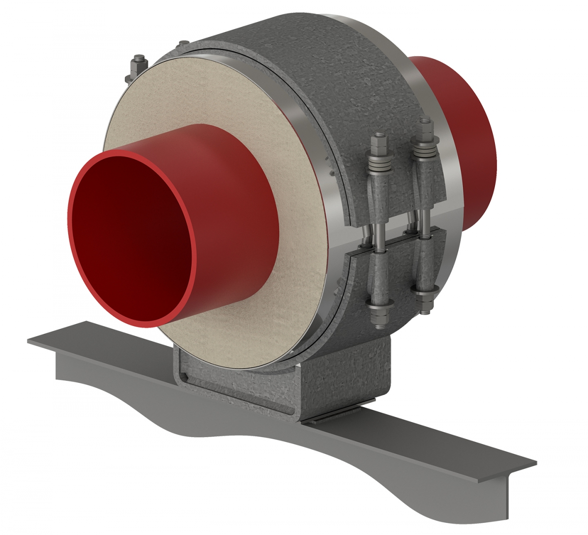 Sleeve Resting Pipe Support