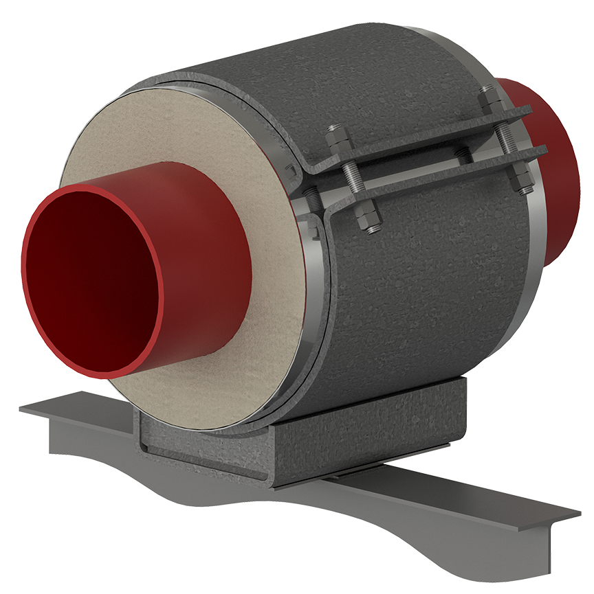 HS-2000 High Temperature Sliding Pipe Support