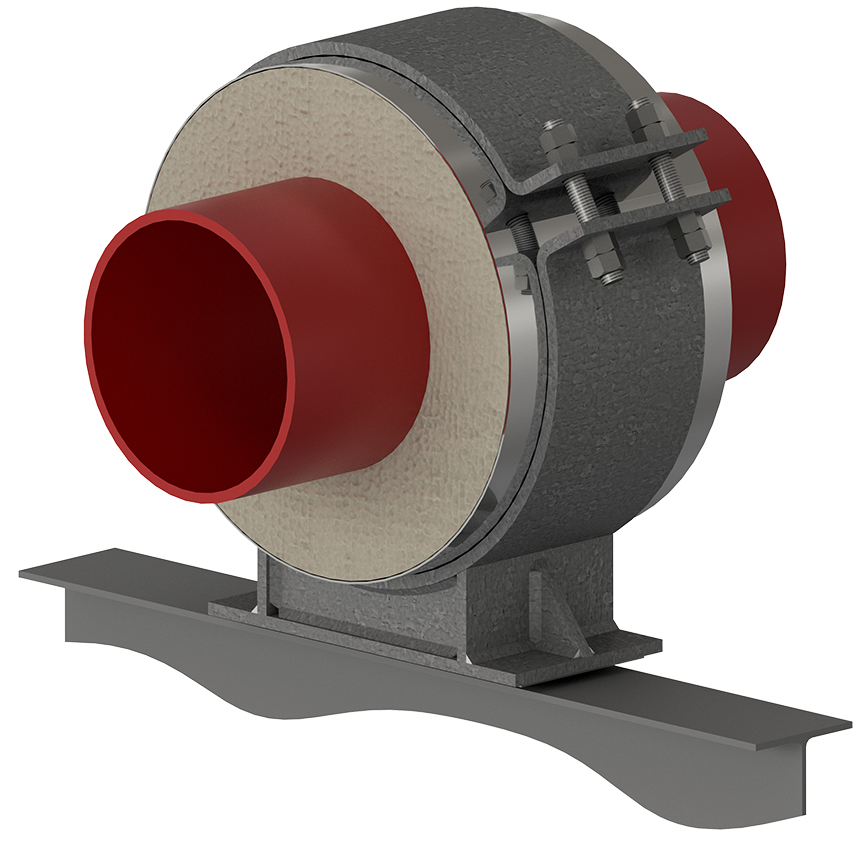 HS-5000 High Temperature Sliding Pipe Support