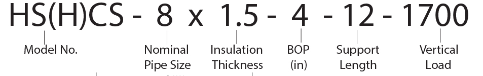 HS(H)CS - 8 x 1.5 - 4 - 12 - 1700 Calcium Silicate Hot Shoe