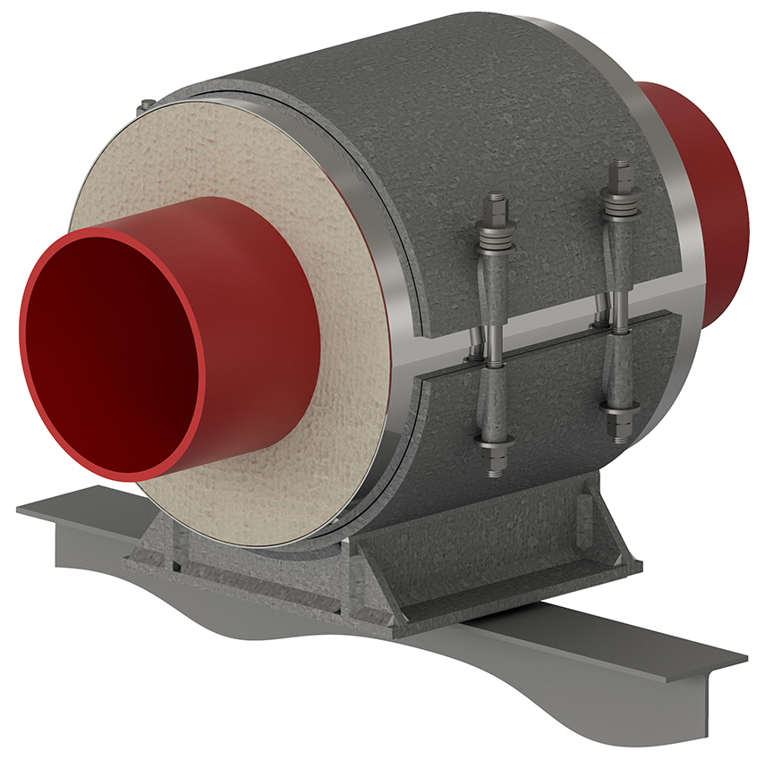 Calcium Silicate High Temperature Pipe Support