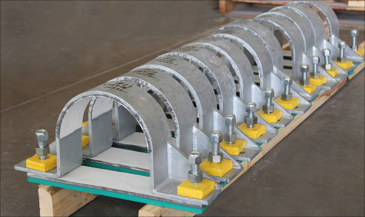 Hold Down Pipe Clamps