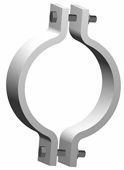 nonstandard two bolt pipe clamp