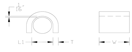 Pipe Protection Saddle Drawing