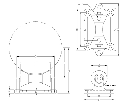 pipe roll stand drawing