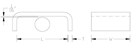 Standard U-Bolt Drawing