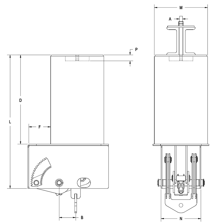Part RCS-80V Type A Constant Spring