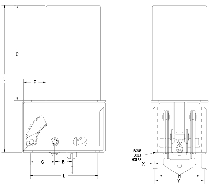 Part RCS-80V Type E Constant Spring Support