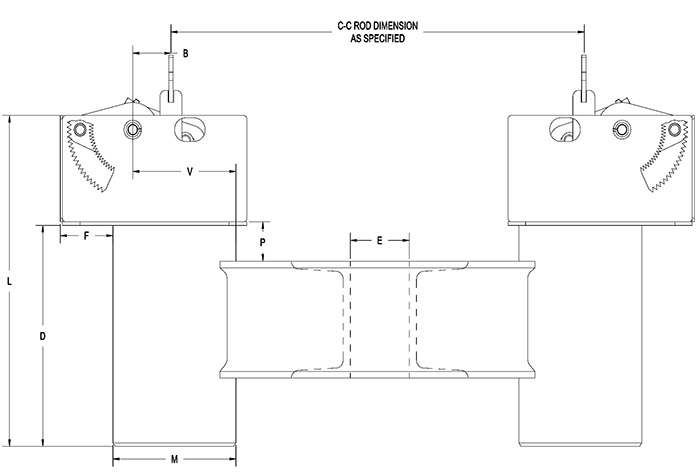Part RCS-80V Type G Constant Spring Support