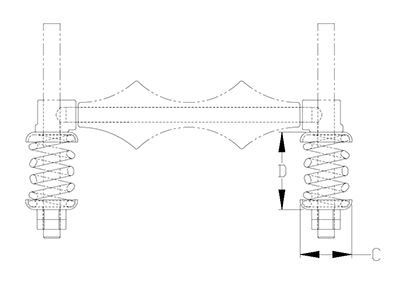 spring cushion hanger drawing
