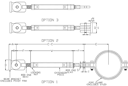 sway strut drawing