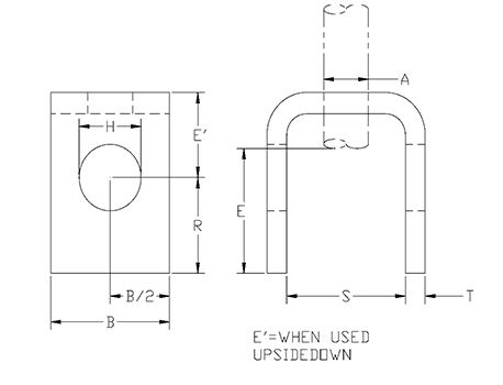 welded beam attachment drawing