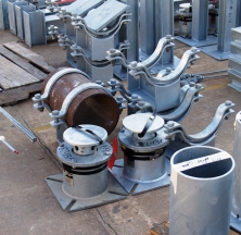 Steel Pipe Shoes and Variable Springs