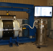 Rilco Manufacturing Performing a Test on a Pre-Insulated Pipe Shoe