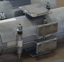 Small Diameter Cryogel Pipe Shoe with Slide Plates