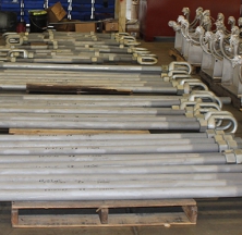 Several Hanger Rods and Hardware
