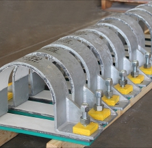 Teflon® Hold Down Pipe Clamps