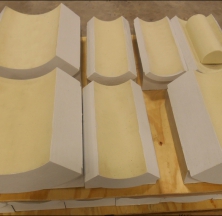 Insulation Guides on a Pallet Ready for Shipping