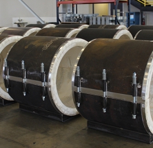 Large Diameter Calcium Silicate Pipe Shoes