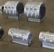 Various Sizes of Foamglas Pipe Supports